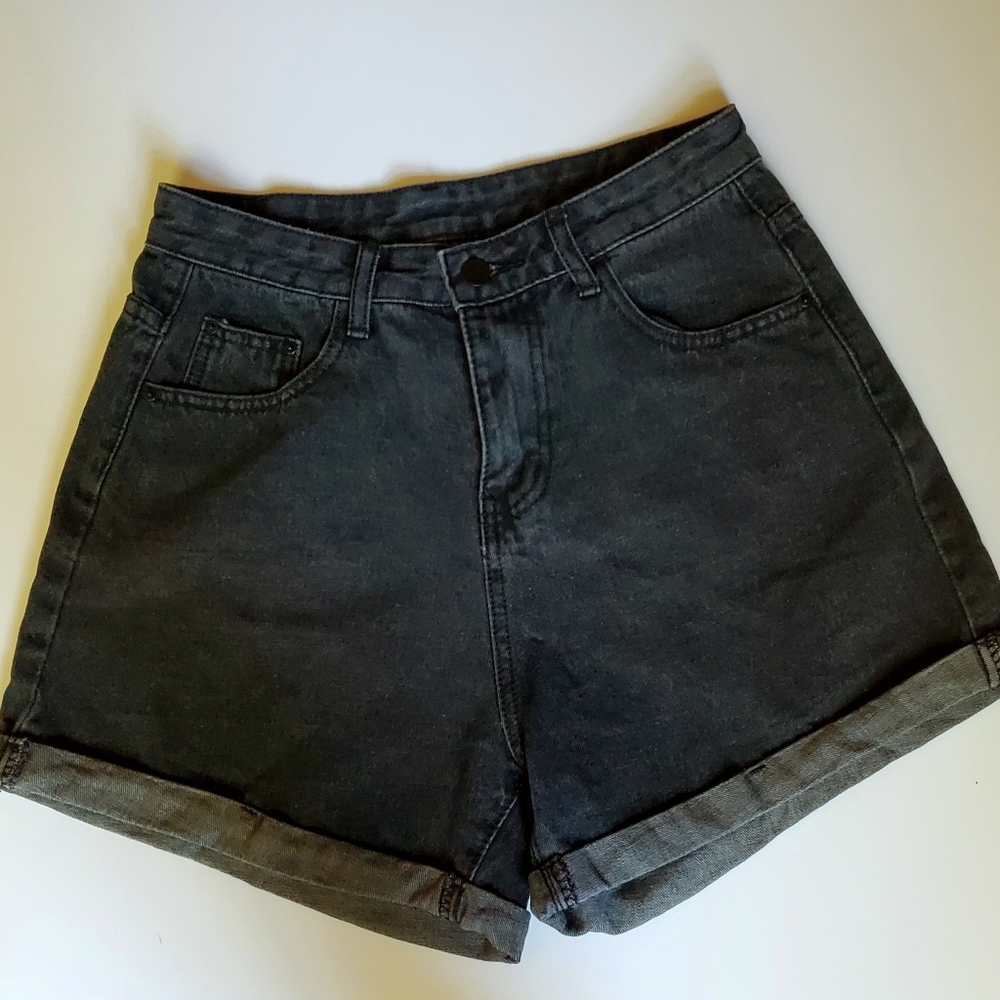 High Waist Denim Shorts